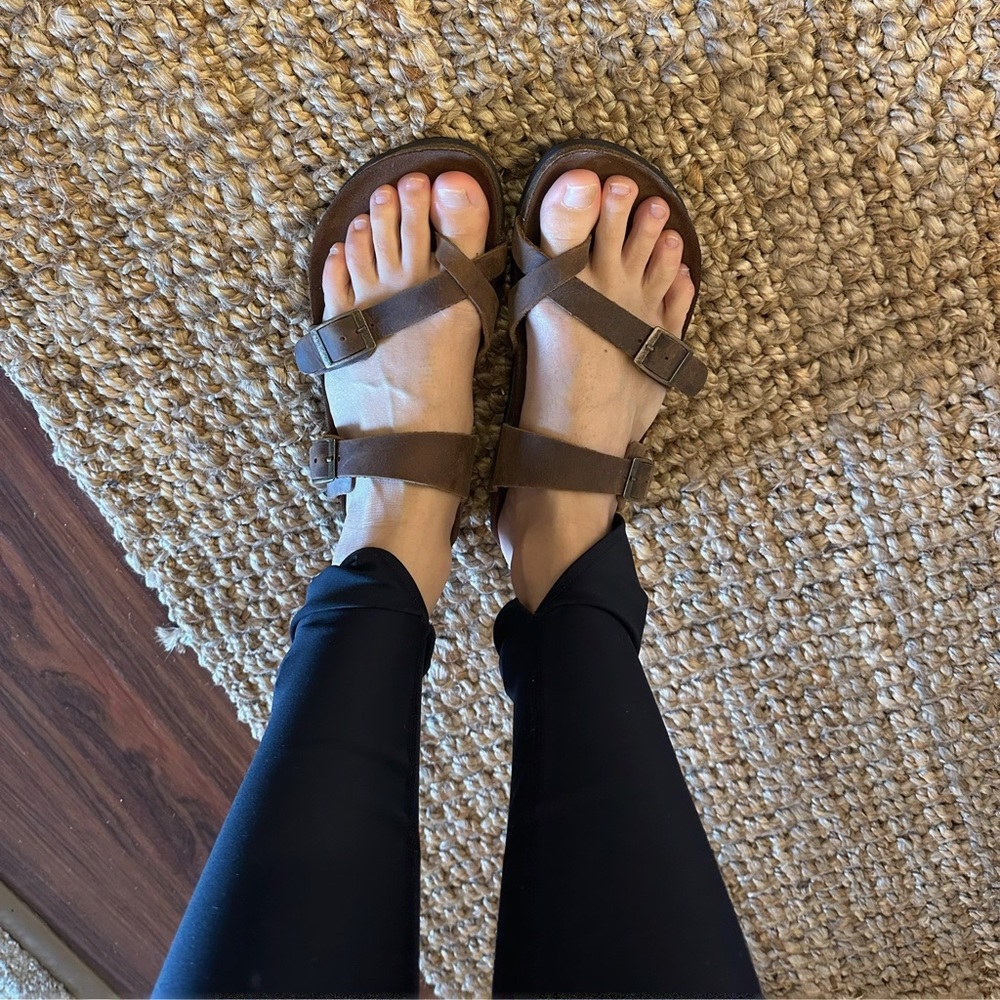 Brown sandals